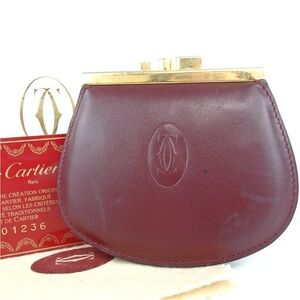 Cartier Classic kisslock Dbl COIN purse